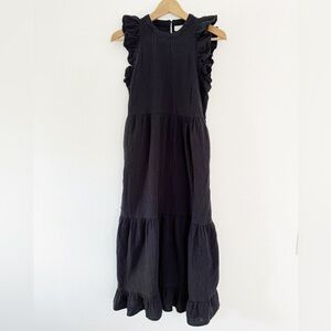 Universal Thread Muslin Flutter Sleeve Dress